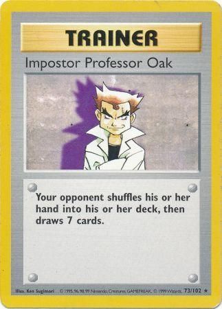 Impostor Professor Oak (73/102) [Base Set Shadowless Unlimited] - Comfy Hobbies