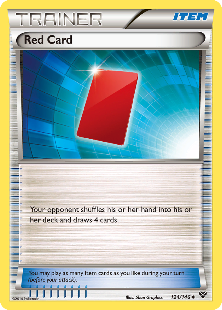 Red Card (124/146) [XY: Base Set] - Comfy Hobbies