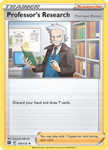 Professor's Research (147/172) (Theme Deck Exclusive) [Sword & Shield: Brilliant Stars] - Comfy Hobbies