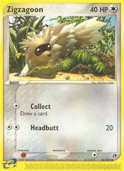 Zigzagoon (85/100) [EX: Sandstorm] - Comfy Hobbies