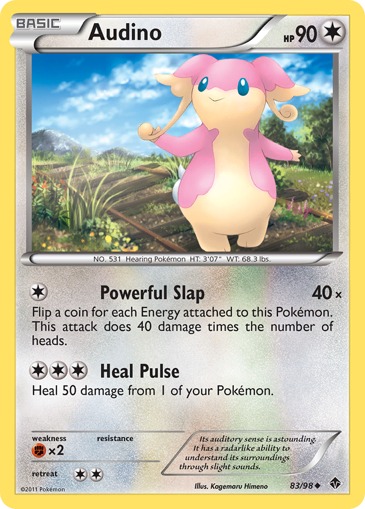 Audino (83/98) [Black & White: Emerging Powers] - Comfy Hobbies