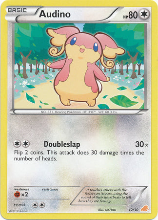 Audino (12/30) [Black & White: Trainer Kit - Excadrill] - Comfy Hobbies