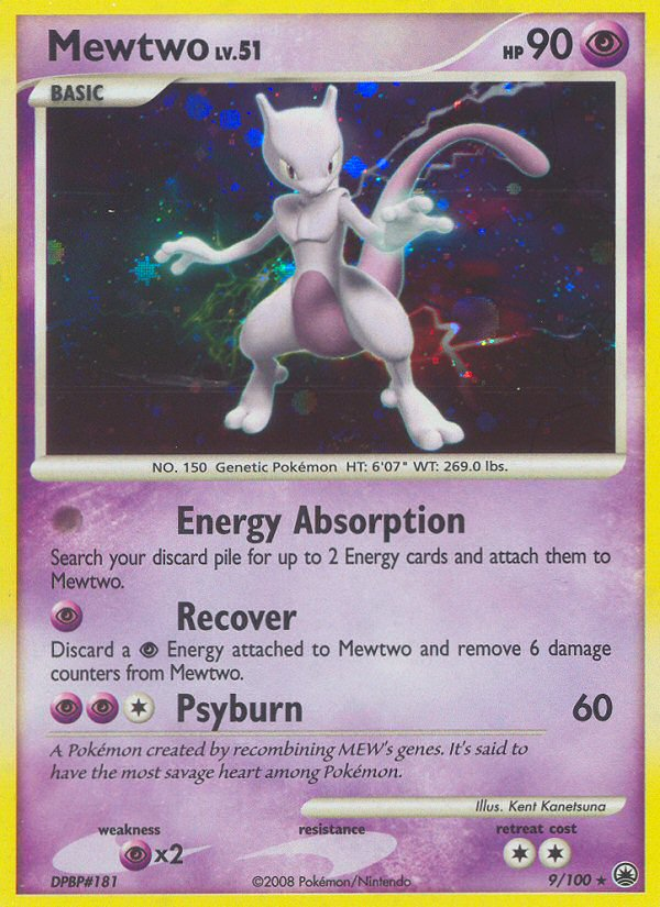 Mewtwo (9/100) [Diamond & Pearl: Majestic Dawn] - Comfy Hobbies