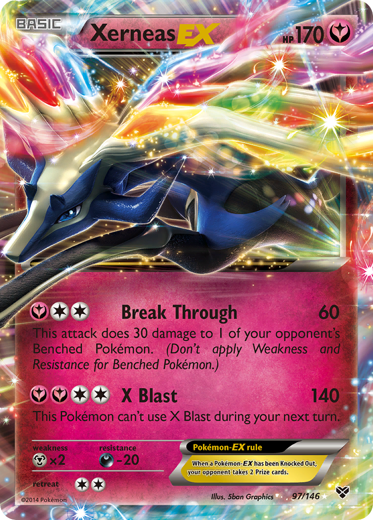 Xerneas EX (97/146) [XY: Base Set] - Comfy Hobbies