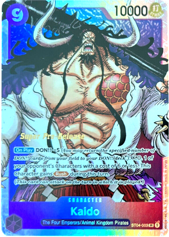 Kaido (001) [Super Pre-Release Starter Deck: Animal Kingdom Pirates] - Comfy Hobbies