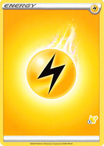 Lightning Energy (Pikachu Stamp #3) [Battle Academy 2022] - Comfy Hobbies