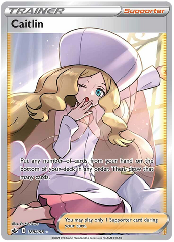 Caitlin (189/198) [Sword & Shield: Chilling Reign] - Comfy Hobbies