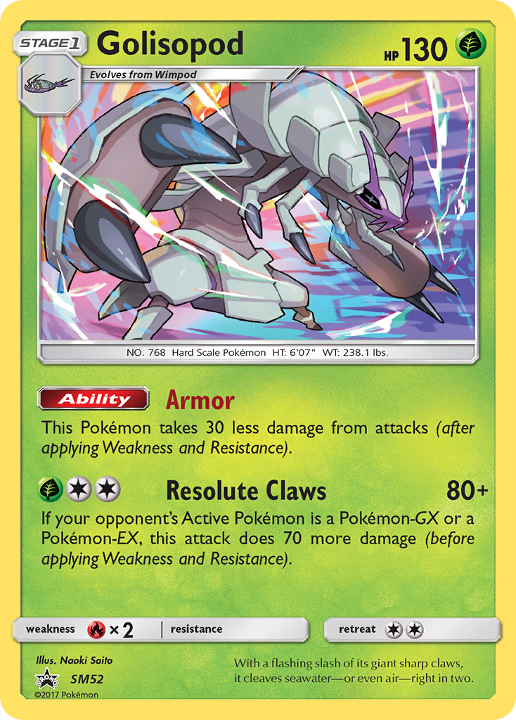 Golisopod (SM52) [Sun & Moon: Black Star Promos] - Comfy Hobbies