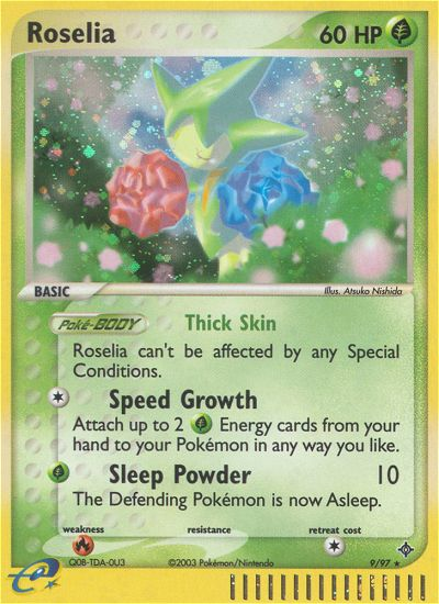Roselia (9/97) [EX: Dragon] - Comfy Hobbies
