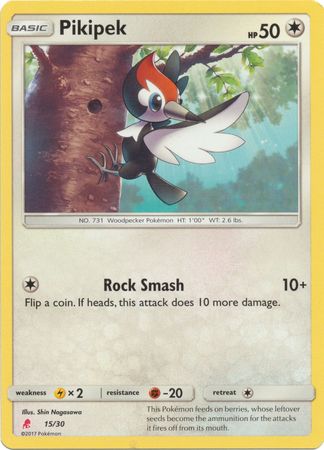 Pikipek (15/30) [Sun & Moon: Trainer Kit - Lycanroc] - Comfy Hobbies