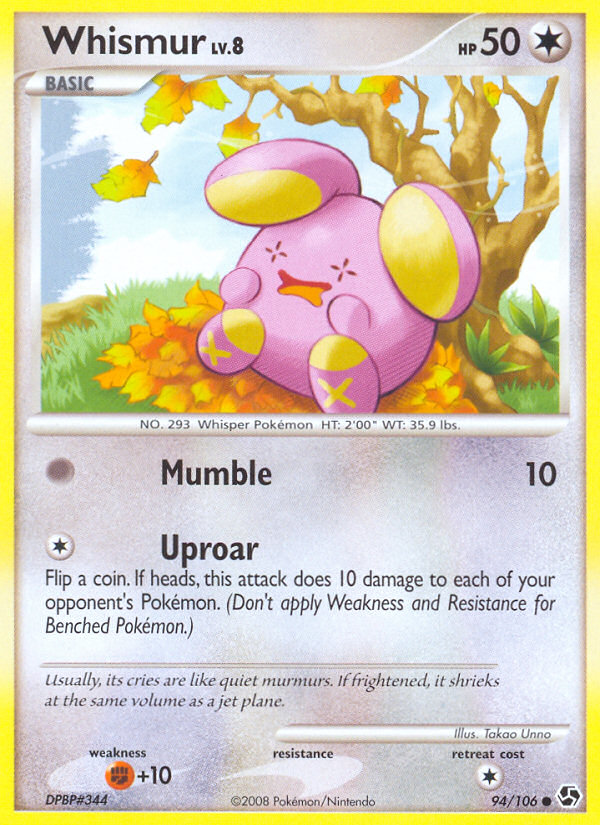 Whismur (94/106) [Diamond & Pearl: Great Encounters] - Comfy Hobbies