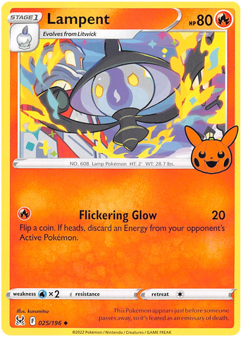 Lampent (025/196) [Trick or Trade 2023] - Comfy Hobbies