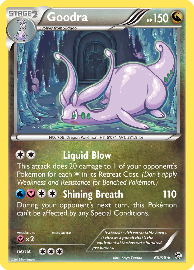 Goodra (60/98) [XY: Ancient Origins] - Comfy Hobbies