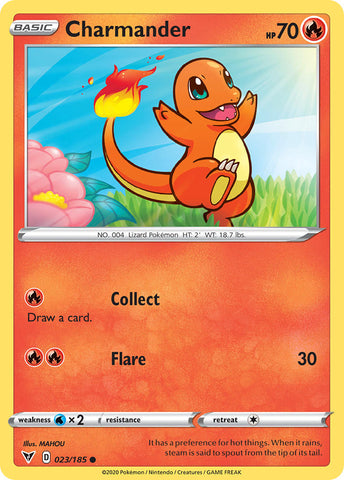 Charmander (023/185) [Sword & Shield: Vivid Voltage] - Comfy Hobbies