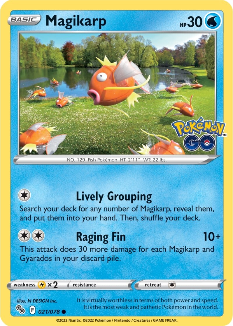 Magikarp (021/078) [Pokémon GO] - Comfy Hobbies