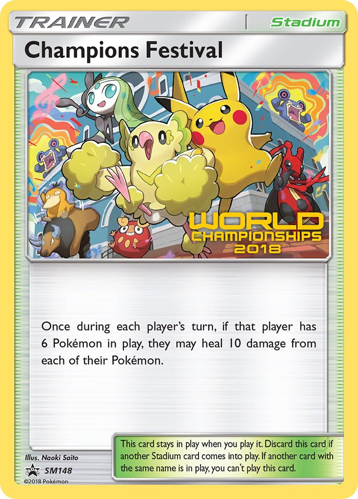 Champions Festival (SM148) (2018 Champion) [Sun & Moon: Black Star Promos] - Comfy Hobbies