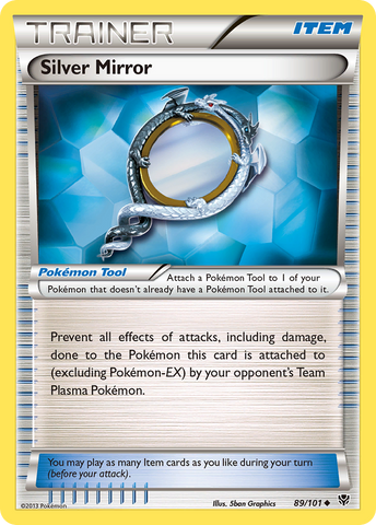 Silver Mirror (89/101) [Black & White: Plasma Blast] - Comfy Hobbies