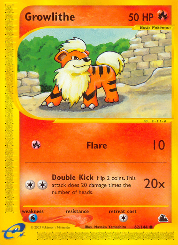 Growlithe (62/144) [Skyridge] - Comfy Hobbies