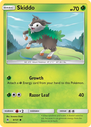Skiddo (9/131) [Sun & Moon: Forbidden Light] - Comfy Hobbies