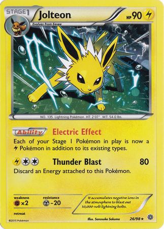 Jolteon (26/98) (Cosmos Holo) [XY: Ancient Origins] - Comfy Hobbies