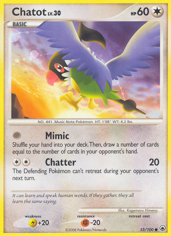 Chatot (55/100) [Diamond & Pearl: Majestic Dawn] - Comfy Hobbies