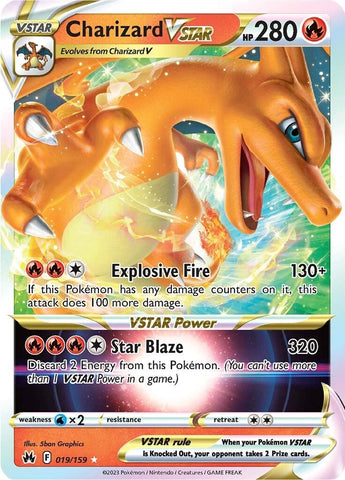 Charizard VSTAR (019/159) [Sword & Shield: Crown Zenith] - Comfy Hobbies