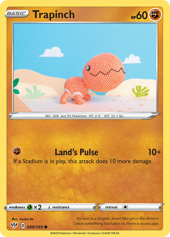 Trapinch (089/189) [Sword & Shield: Darkness Ablaze] - Comfy Hobbies