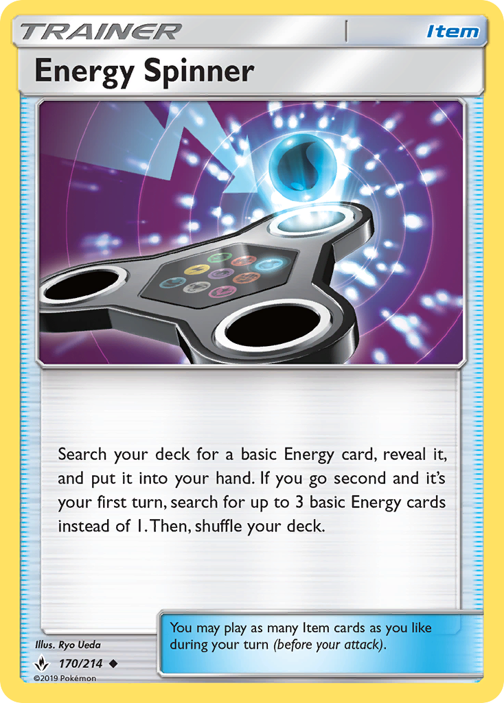 Energy Spinner (170/214) [Sun & Moon: Unbroken Bonds] - Comfy Hobbies