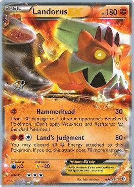 Landorus EX (89/149) (The Flying Hammer - Rowan Stavenow) [World Championships 2015] - Comfy Hobbies