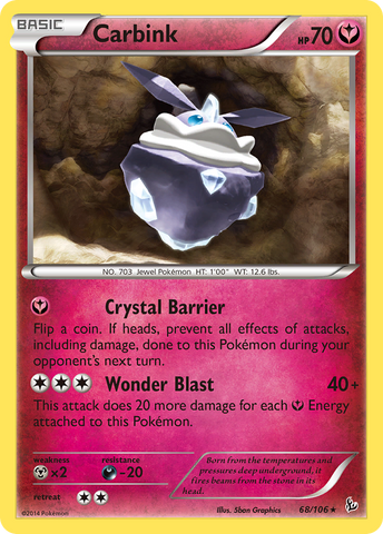 Carbink (68/106) [XY: Flashfire] - Comfy Hobbies