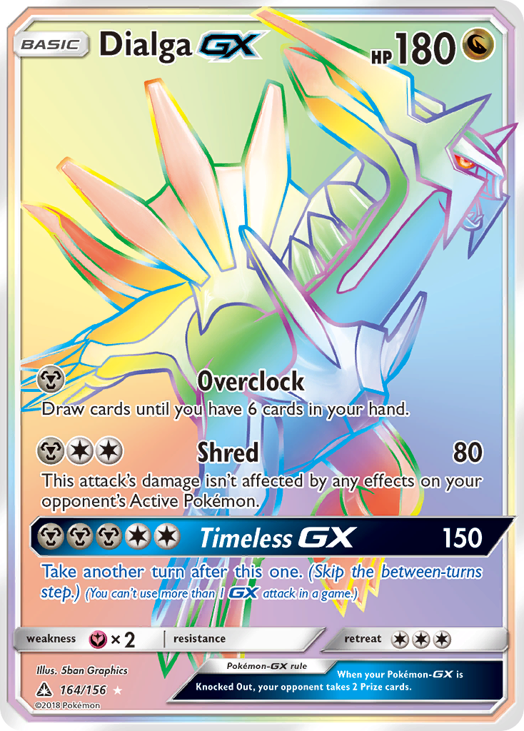 Dialga GX (164/156) [Sun & Moon: Ultra Prism] - Comfy Hobbies