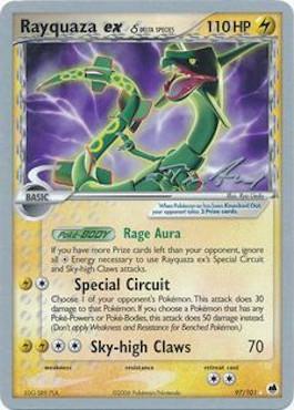 Rayquaza ex (97/101) (Delta Species) (Legendary Ascent - Tom Roos) [World Championships 2007] - Comfy Hobbies