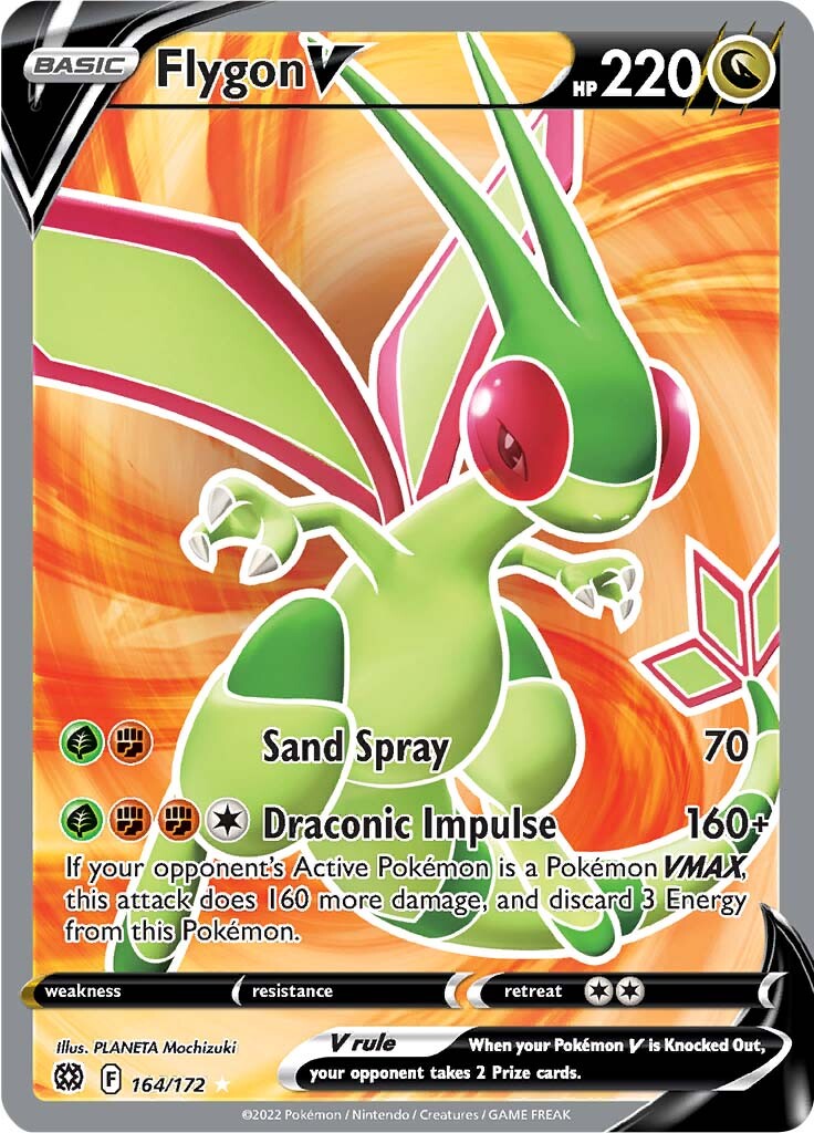 Flygon V (164/172) [Sword & Shield: Brilliant Stars] - Comfy Hobbies