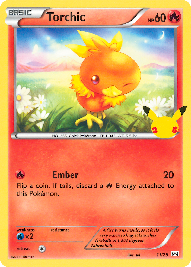 Torchic (11/25) [McDonald's 25th Anniversary] - Comfy Hobbies