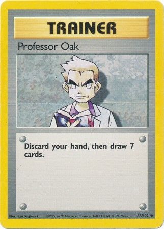 Professor Oak (88/102) [Base Set Unlimited] - Comfy Hobbies