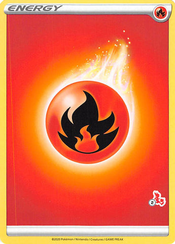 Fire Energy (Cinderace Stamp #2) [Battle Academy 2022] - Comfy Hobbies
