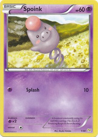 Spoink (1/30) [XY: Trainer Kit - Noivern] - Comfy Hobbies