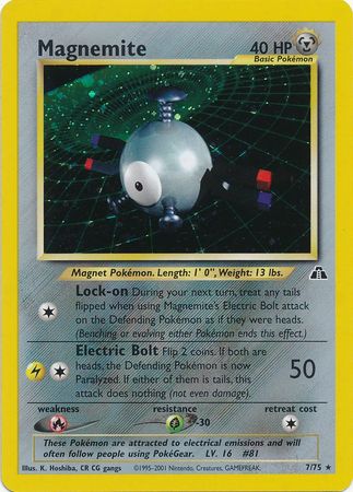 Magnemite (7/75) [Neo Discovery Unlimited] - Comfy Hobbies