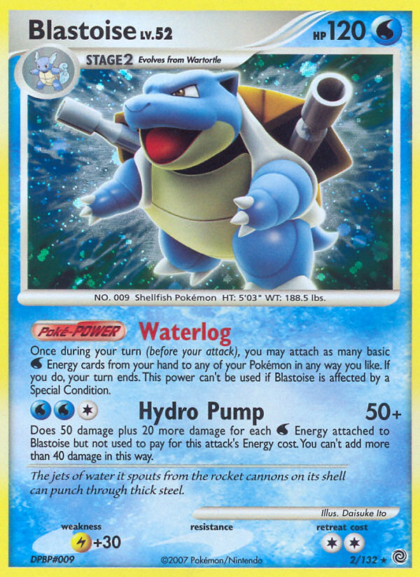 Blastoise (2/132) [Diamond & Pearl: Secret Wonders] - Comfy Hobbies