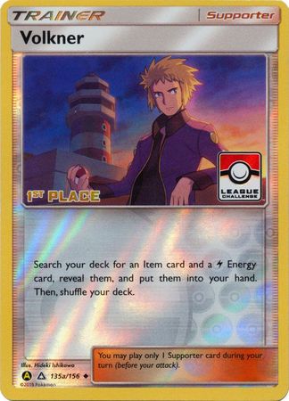 Volkner (135a/156) (League Challenge 1st Place) [Sun & Moon: Ultra Prism] - Comfy Hobbies