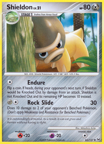 Shieldon (62/127) [Platinum: Base Set] - Comfy Hobbies