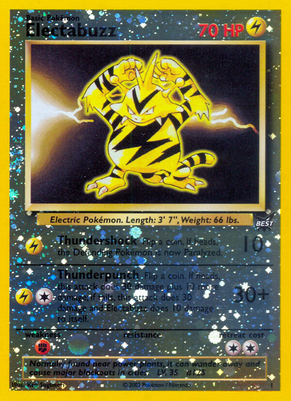 Electabuzz (1) [Best of Promos] - Comfy Hobbies