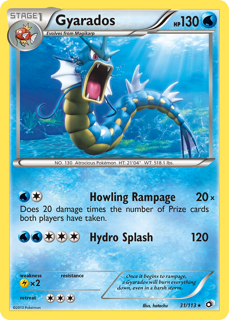 Gyarados (31/113) [Black & White: Legendary Treasures] - Comfy Hobbies