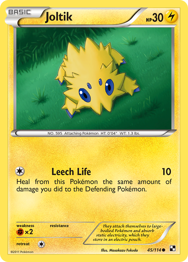 Joltik (45/114) [Black & White: Base Set] - Comfy Hobbies