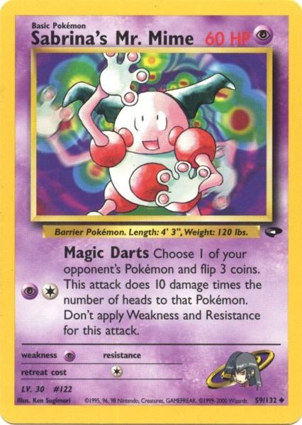 Sabrina's Mr. Mime (59/132) [Gym Challenge Unlimited] - Comfy Hobbies