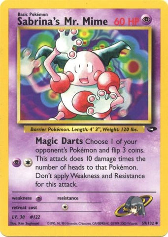 Sabrina's Mr. Mime (59/132) [Gym Challenge Unlimited] - Comfy Hobbies