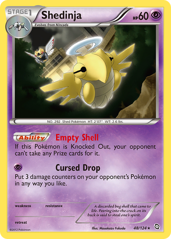 Shedinja (48/124) [Black & White: Dragons Exalted] - Comfy Hobbies