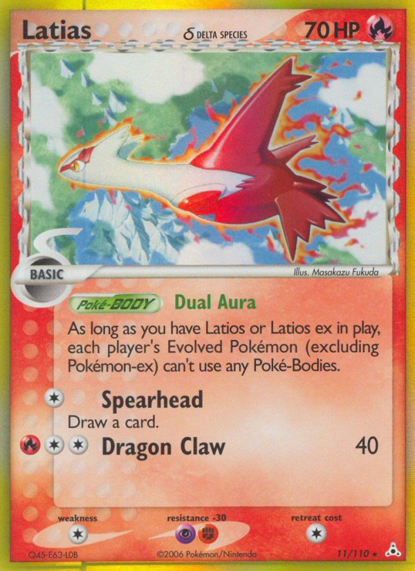 Latias (11/110) (Delta Species) [EX: Holon Phantoms] - Comfy Hobbies