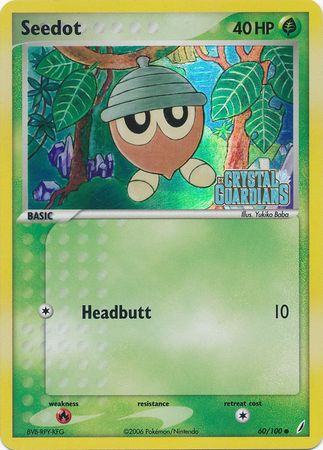 Seedot (60/100) (Stamped) [EX: Crystal Guardians] - Comfy Hobbies