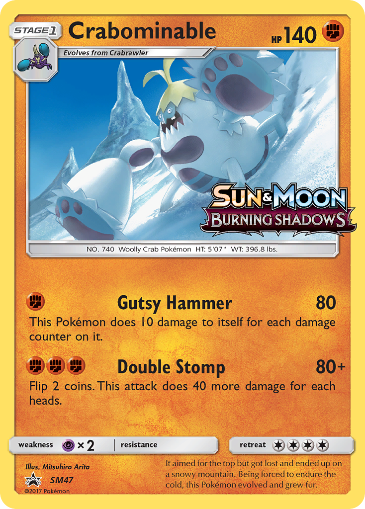 Crabominable (SM47) [Sun & Moon: Black Star Promos] - Comfy Hobbies